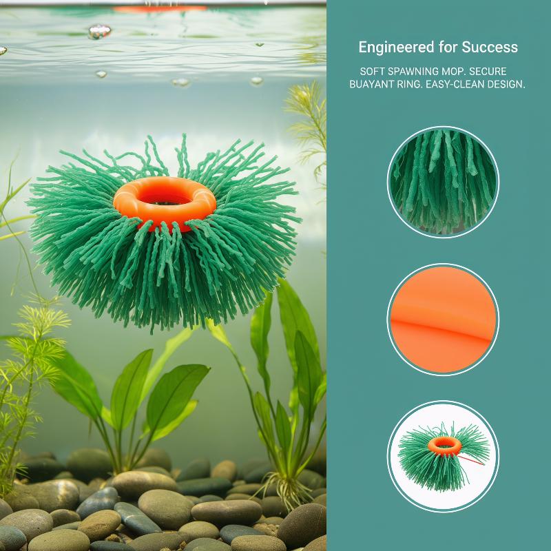 Aquarium Fish Bowl - เครื่องเก็บไข่ปลาพร้อมแผ่นเพาะพันธุ์ 10 ชิ้น สำหรับการเพาะพันธุ์ปลาในบ้าน