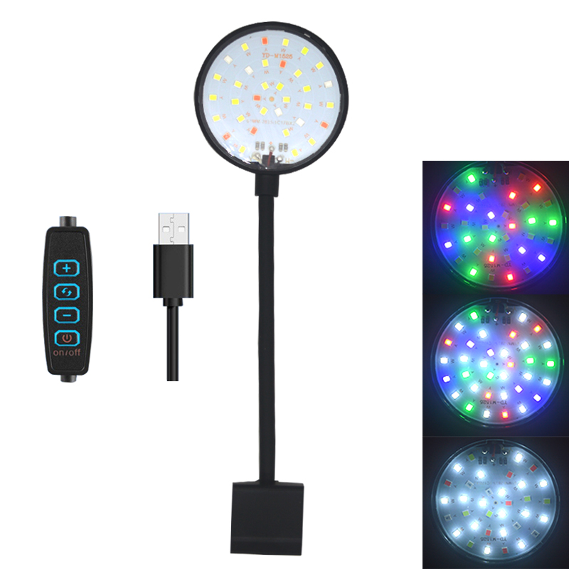 Aquarium Fish Photography - ไฟ LED สำหรับตู้ปลาแบบ USB ตกแต่งตู้ปลา ไฟสำหรับพืชน้ำ