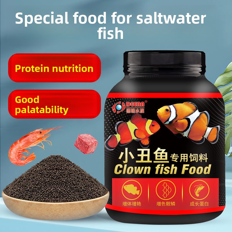 Aquarium Fish Food - อาหารปลาดุกและปลาทัง DEERA | เม็ดอาหารไมโครแบบจมน้ำที่มีคุณค่าทางโภชนาการสมดุลสำหรับปลาทะเลทุกชนิดที่กินทุกประเภท