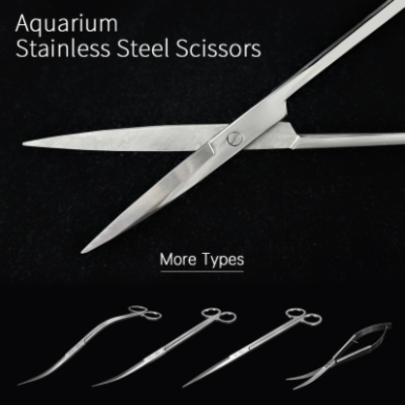 Aquarium Fish Photography - กรรไกรตัดแต่งพืชน้ำสแตนเลส Week Aqua รุ่น Sharp Pruning