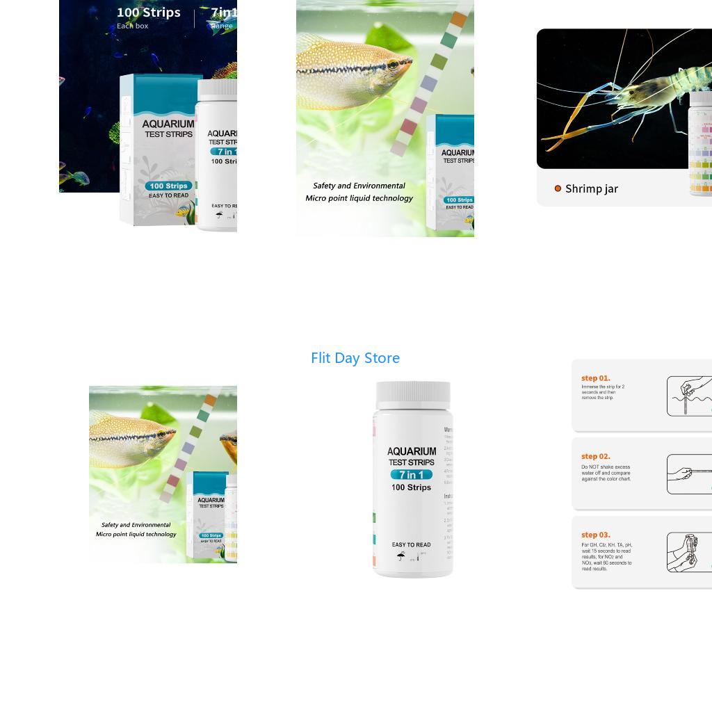 Aquarium Fish Freshwater - F92C 100 ชิ้น พิพิธภัณฑ์สัตว์น้ำ แถบทดสอบน้ำสำหรับผู้เริ่มต้น พิพิธภัณฑ์สัตว์น้ำ