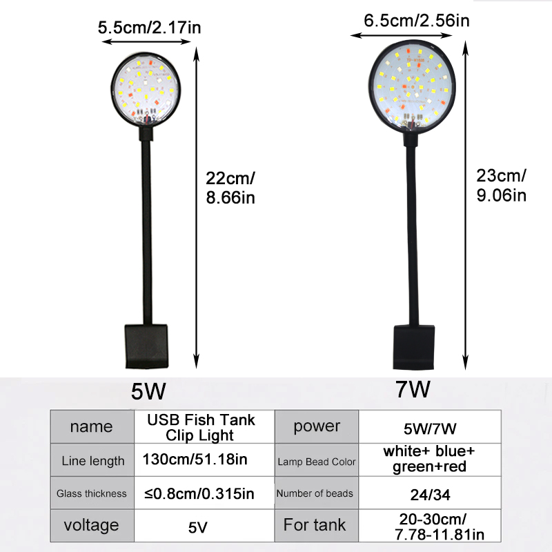 ไฟ LED สำหรับตู้ปลาแบบ USB ตกแ - Aquarium Fish Photography บทวิจารณ์และราคา