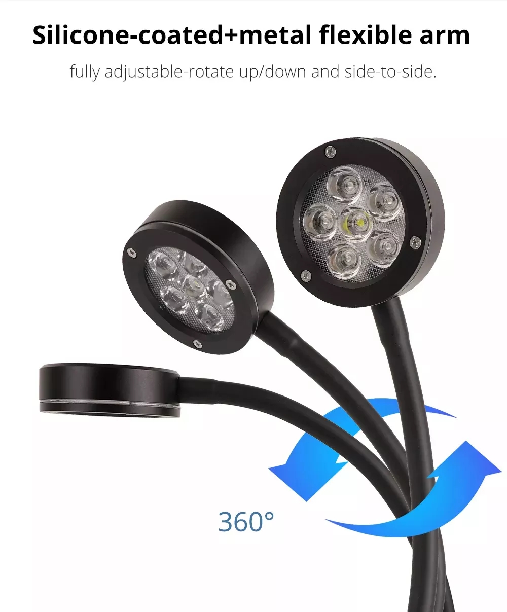คลิปบน 18W NANO Plant Grow Aqu - Refugium Light Nano บทวิจารณ์และราคา