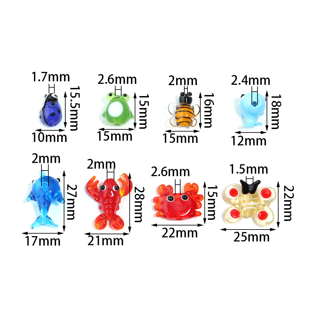 จี้แก้ว2ชิ้นตกแต่งตู้ปลาสัตว์ท - Aquarium Fish Marine บทวิจารณ์และราคา