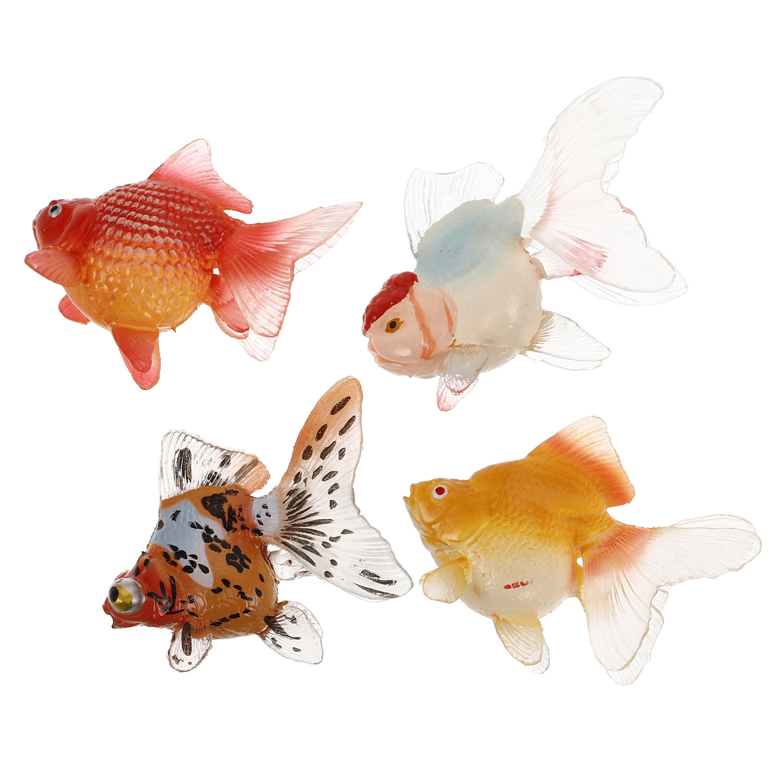 ปลาคาร์ฟประดิษฐ์ 4 ตัว ตกแต่งต - Aquarium Fish Freshwater บทวิจารณ์และราคา