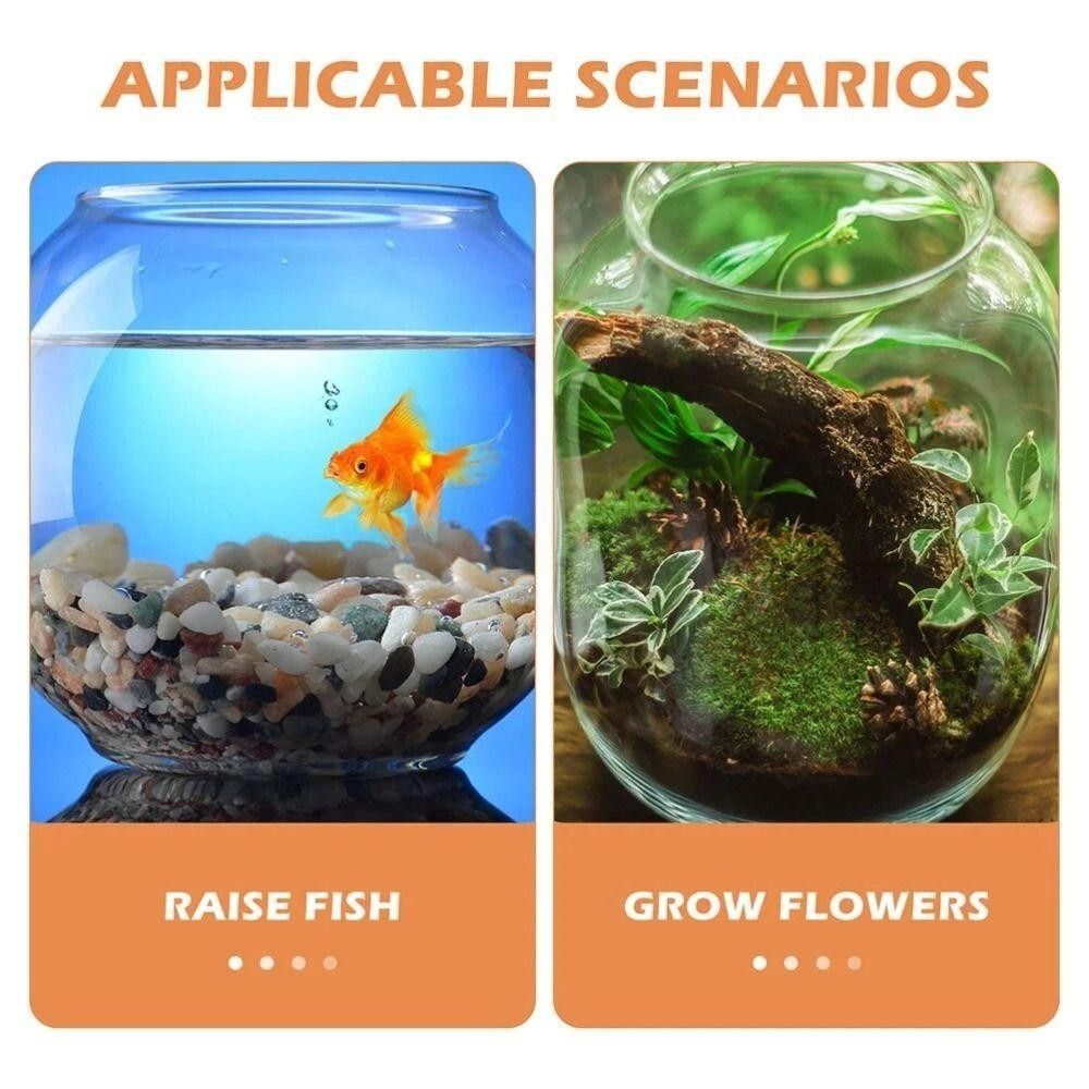 ตู้ปลาพลาสติกใสแบบพกพา ทรงกลม  - Aquarium Fish In Bowl บทวิจารณ์และราคา
