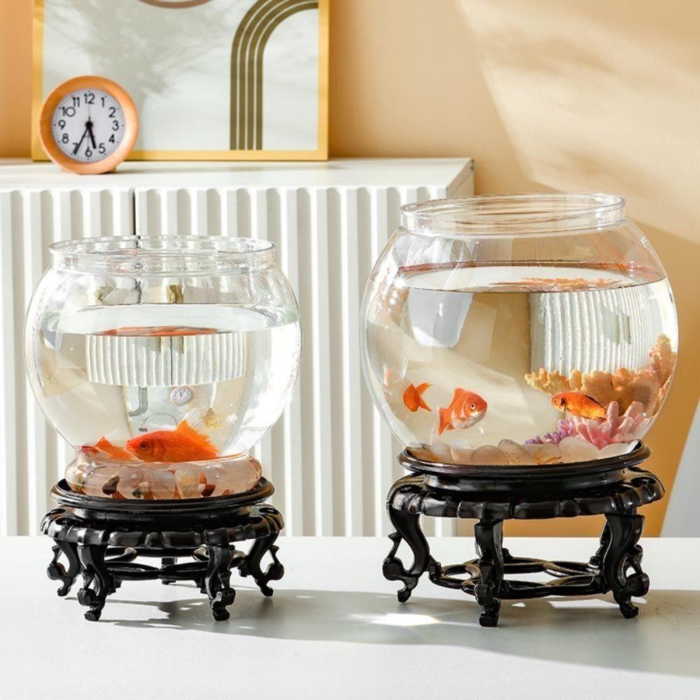 ตู้ปลาพลาสติกใสแบบพกพา ทรงกลม  - Aquarium Fish In Bowl บทวิจารณ์และราคา