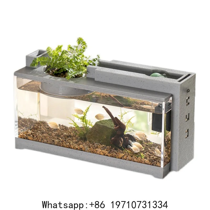 ชุดตู้ปลาพร้อมอุปกรณ์เสริมในตั - Fish Aquarium Home บทวิจารณ์และราคา