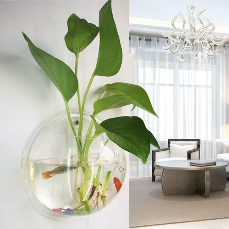 Pinsjar อะคริลิคชามปลาแขวนผนัง - Aquarium Fish In Bowl บทวิจารณ์และราคา
