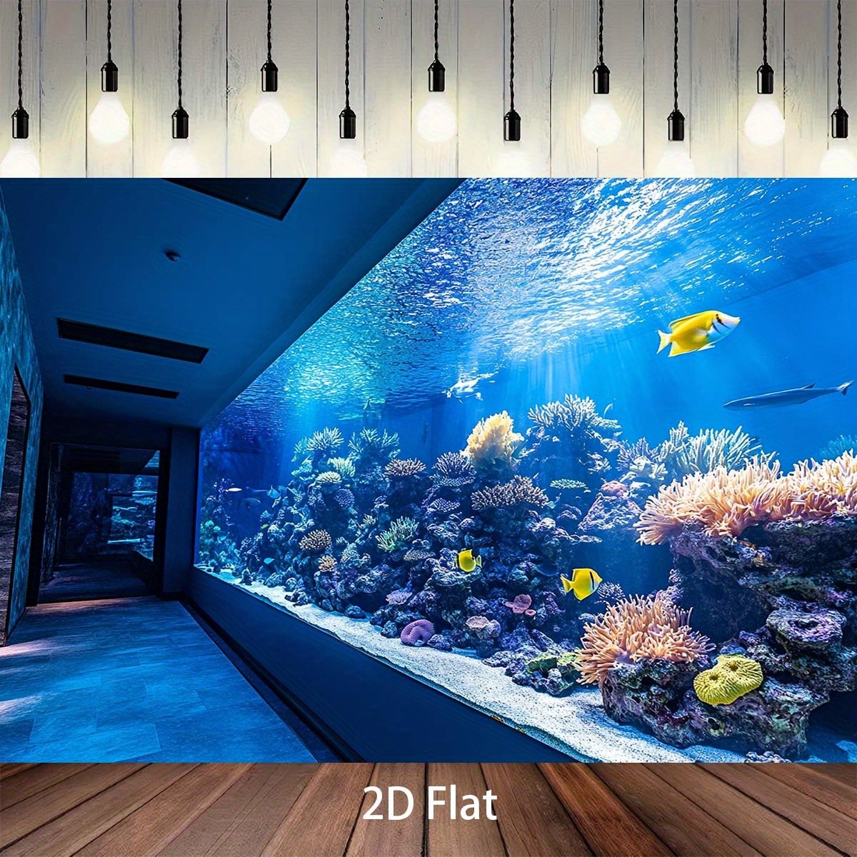 พรมแขวนผนังลายปะการังใต้น้ำสีส - Fish Aquarium Home บทวิจารณ์และราคา