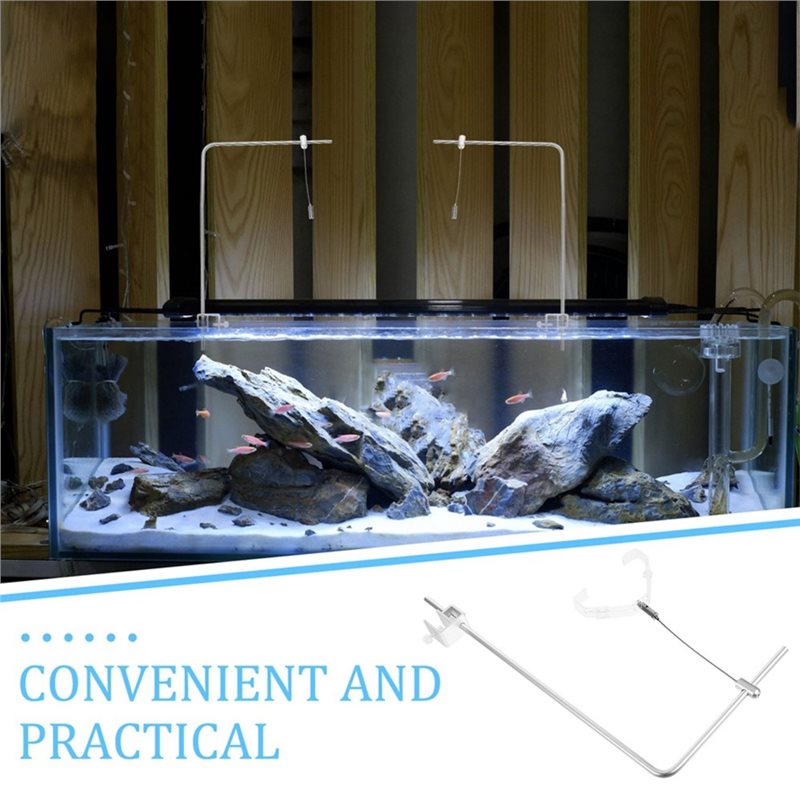 AB41-2 ชิ้น ชุดขาตั้งไฟตู้ปลา  - Aquarium Fish Freshwater บทวิจารณ์และราคา