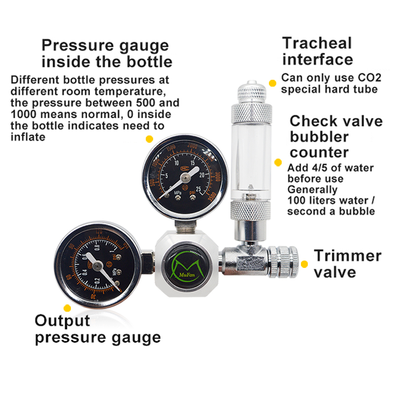 Aquarium CO2 Regulator Magneti - Aquarium Fish Photography บทวิจารณ์และราคา