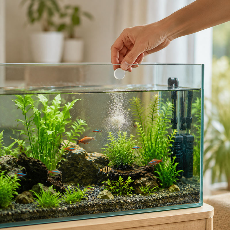 เม็ดกำจัดตะไคร่น้ำในตู้ปลา MIR - Aquarium Fish Freshwater บทวิจารณ์และราคา