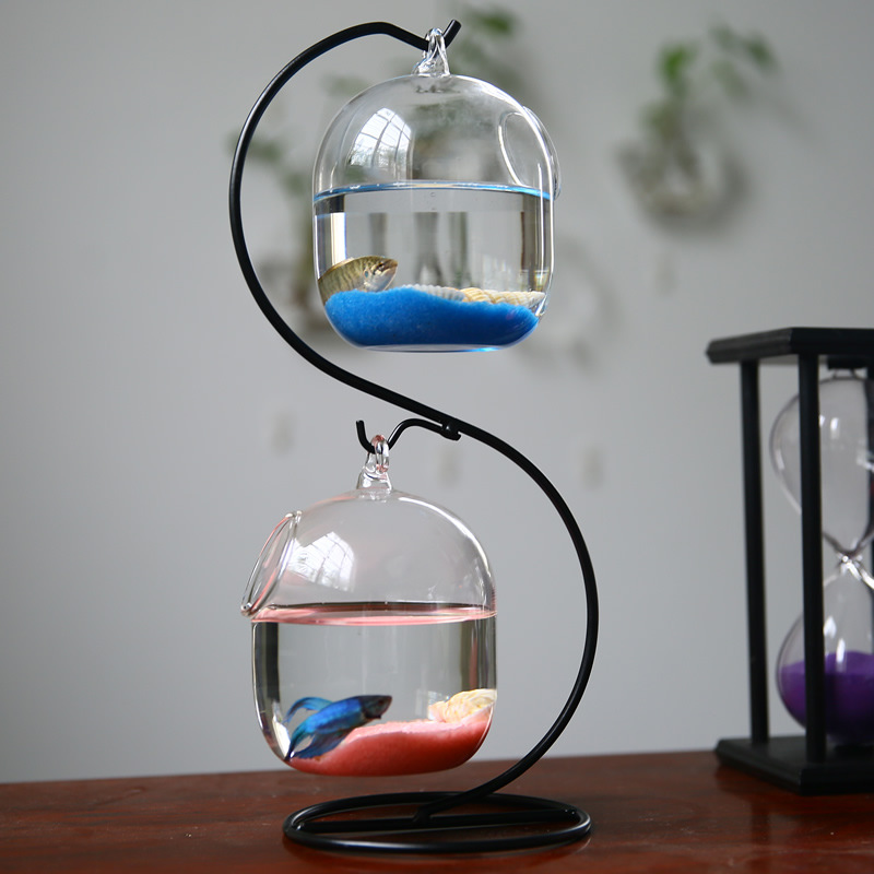 Creative Double-Deck ระงับโปร่ - Aquarium Fish In Bowl บทวิจารณ์และราคา
