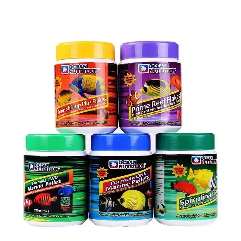 สูตรโภชนาการทางทะเลอาหารเม็ดทา - Aquarium Fish Food บทวิจารณ์และราคา