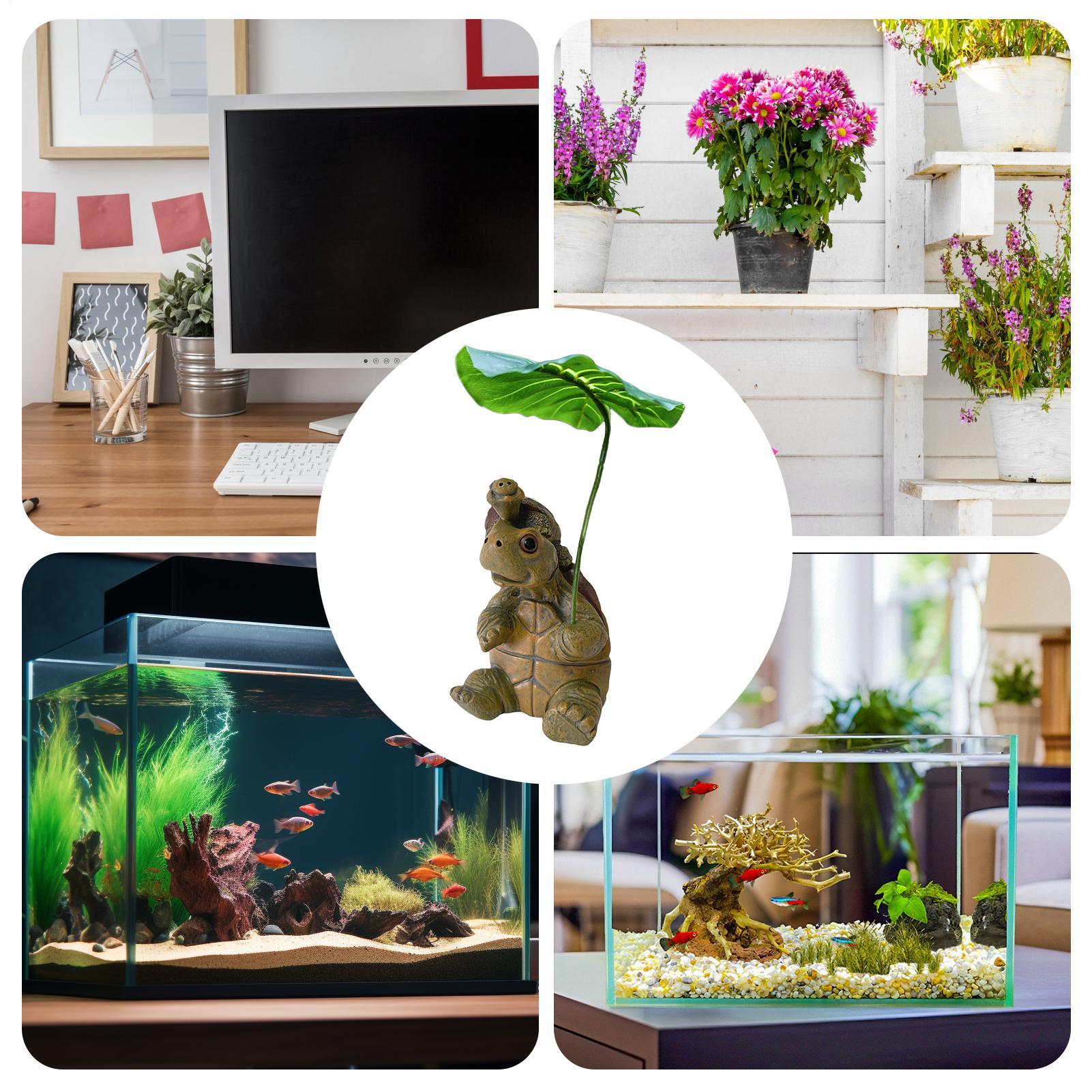 ตุ๊กตาเต่าตกแต่งตู้ปลา รูปปั้น - Fish Aquarium Home บทวิจารณ์และราคา