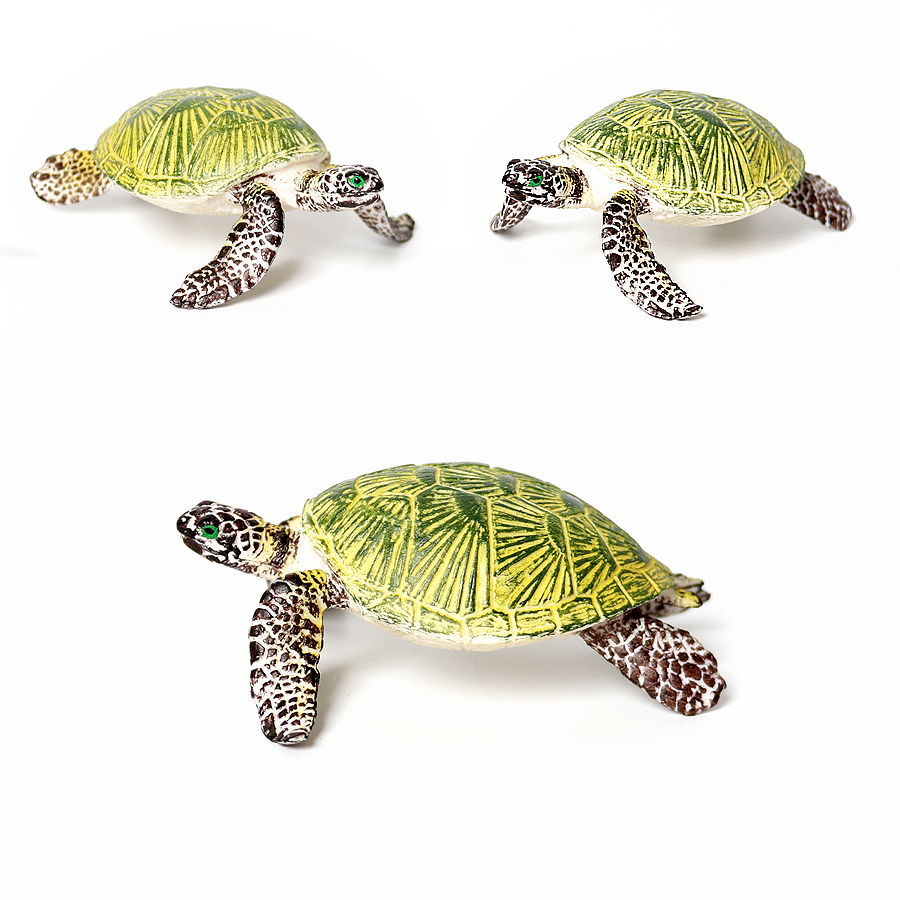 โมเดลเต่าทะเลขนาดเล็กเหมือนจริ - Aquarium Fish Marine บทวิจารณ์และราคา